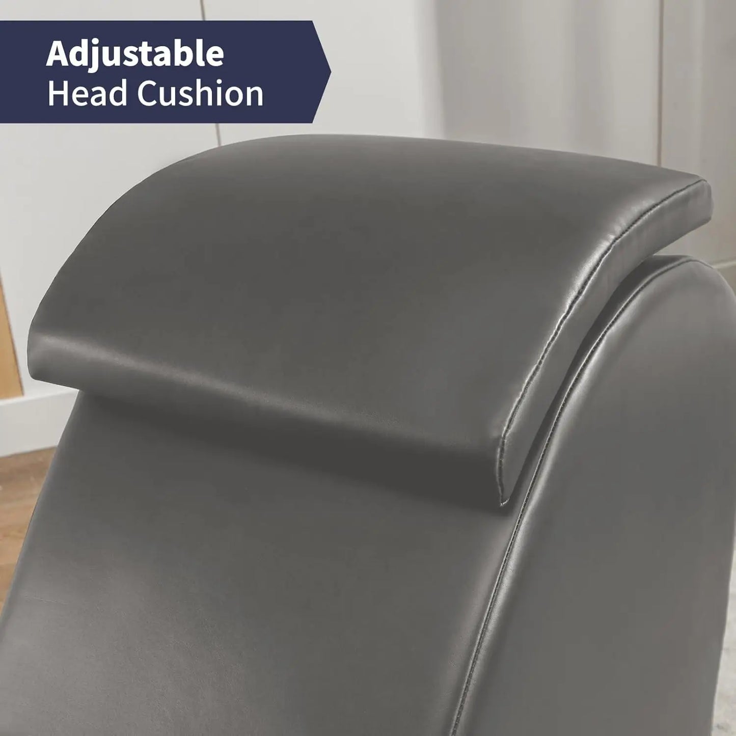 Curved Yoga Chair Modern Leather Lounge for Stretching and Relaxation