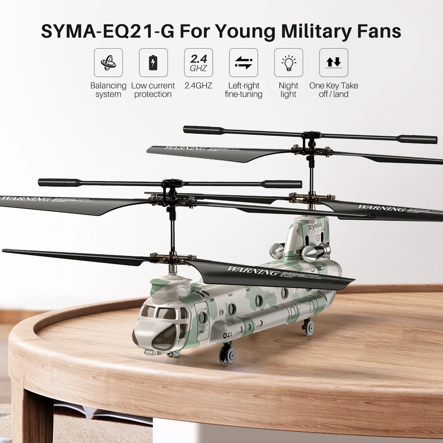 SYMA RC Helicopter Toy With Altitude Hold One Key Takeoff