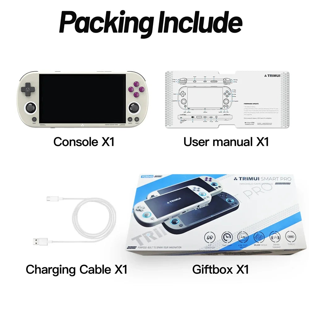 Trimui Smart Pro Handheld Game Console With IPS Display Joystick