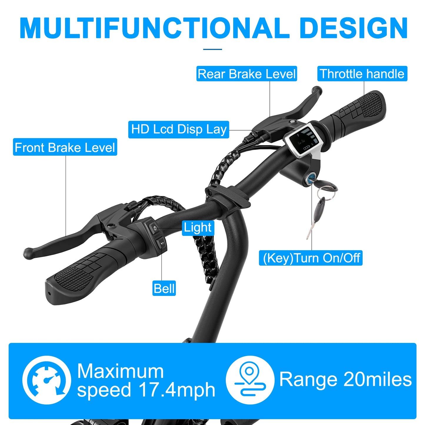 EILLEO SPACEWALK Electric Scooter With Adjustable Seat 36V 500W