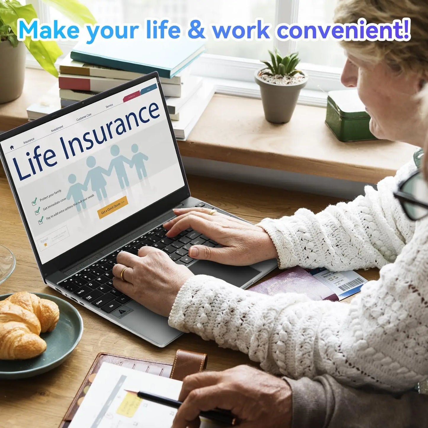 AEEZOUS Laptop 12GB DDR4 512GB SSD Intel N5095 Windows 11