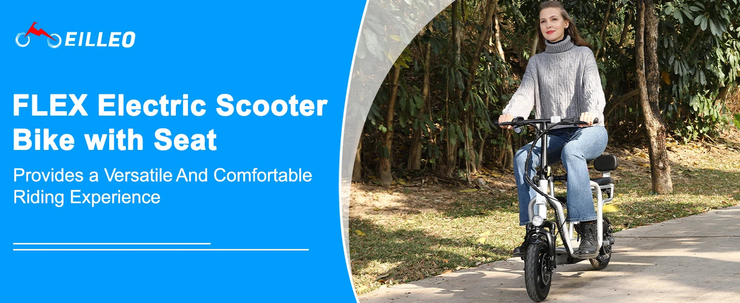 EILLEO SPACEWALK Electric Scooter With Adjustable Seat 36V 500W