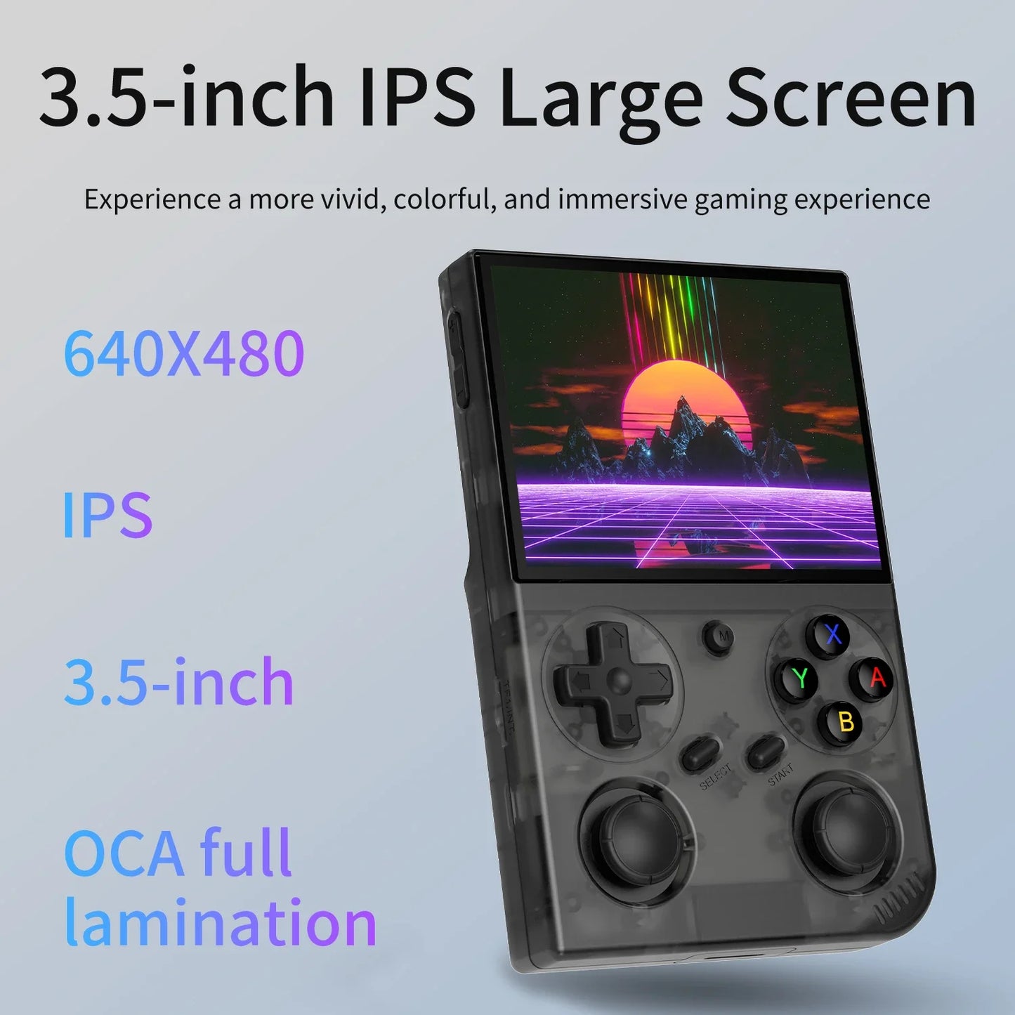 Ampown G350 Handheld Game Console 3200mAh Battery Linux Gift