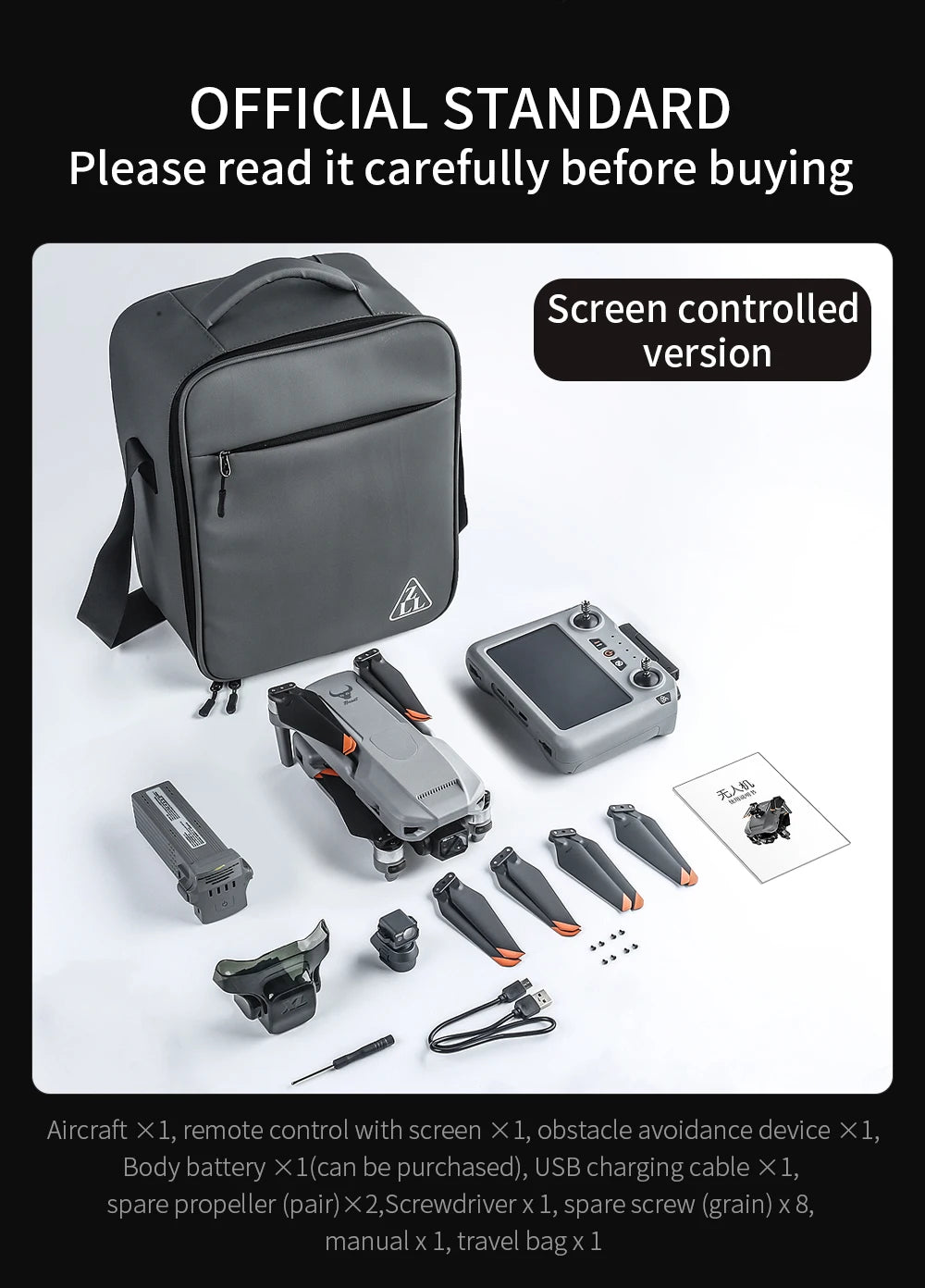 Teeggi GPS Drone 4K Camera Foldable With 6KM Range