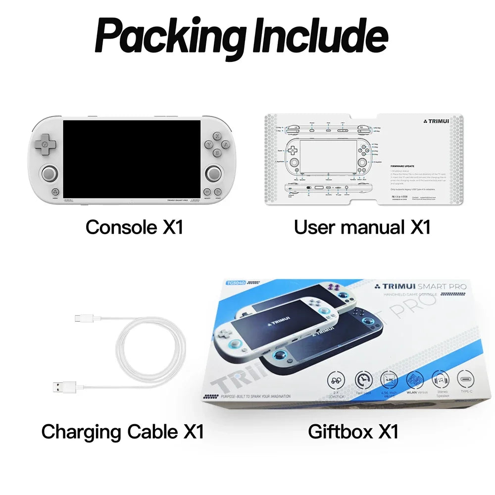 Trimui Smart Pro Handheld Game Console With IPS Display Joystick