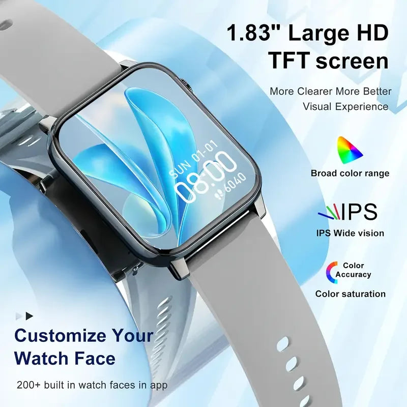 Young At Heart Online Mall LAXASFIT Waterproof Smartwatch Bluetooth Call