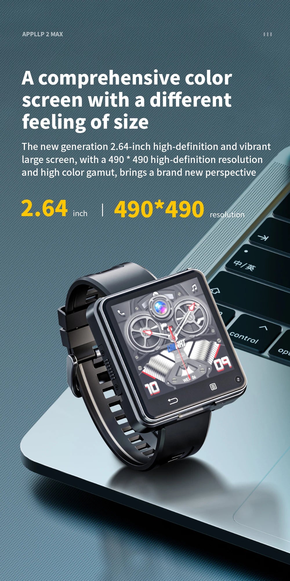LOKMAT APPLLP 2 MAX Dual Camera Android Smartwatch
