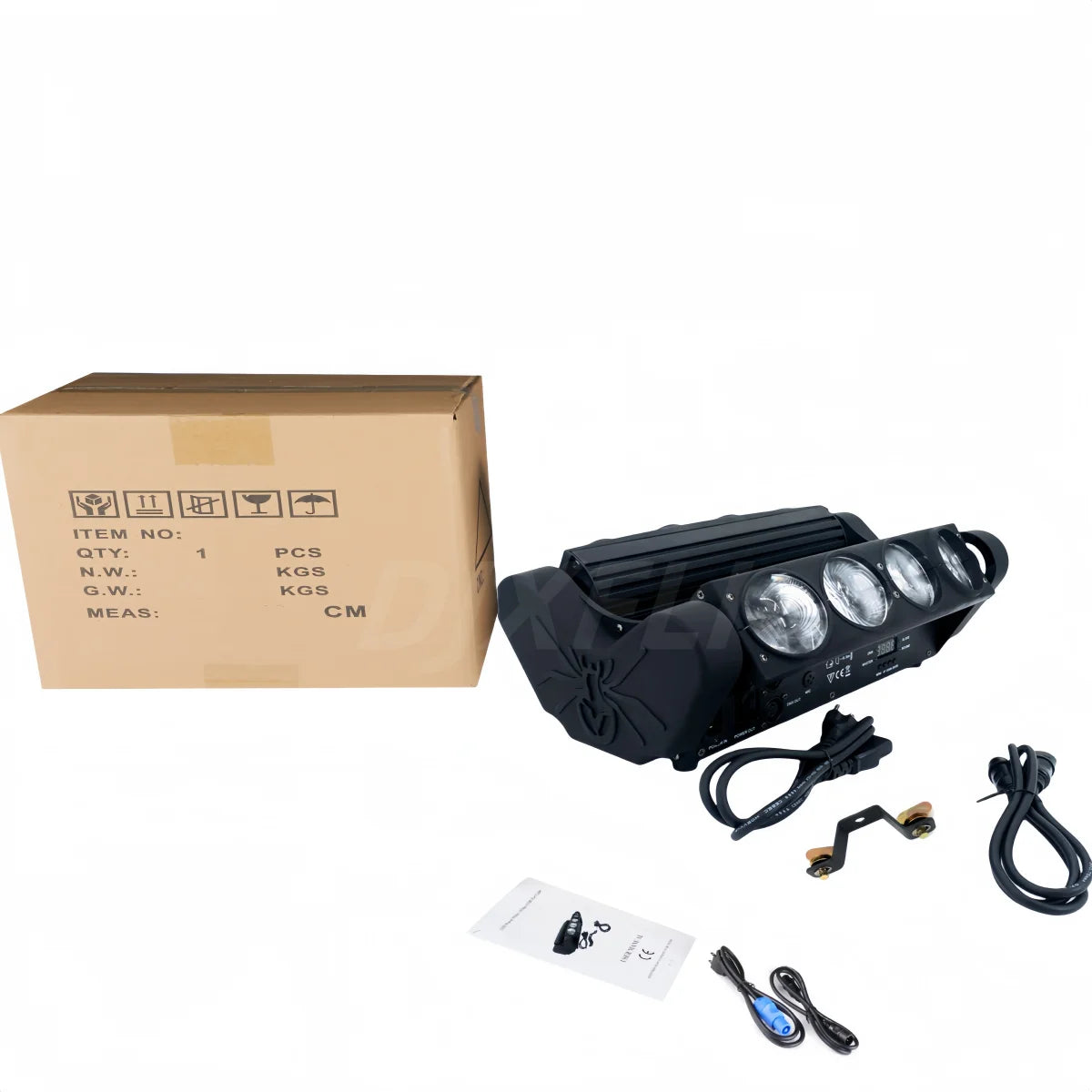 LED Moving Head Spider RGBW DMX 4in1 Lighting DJ Bar