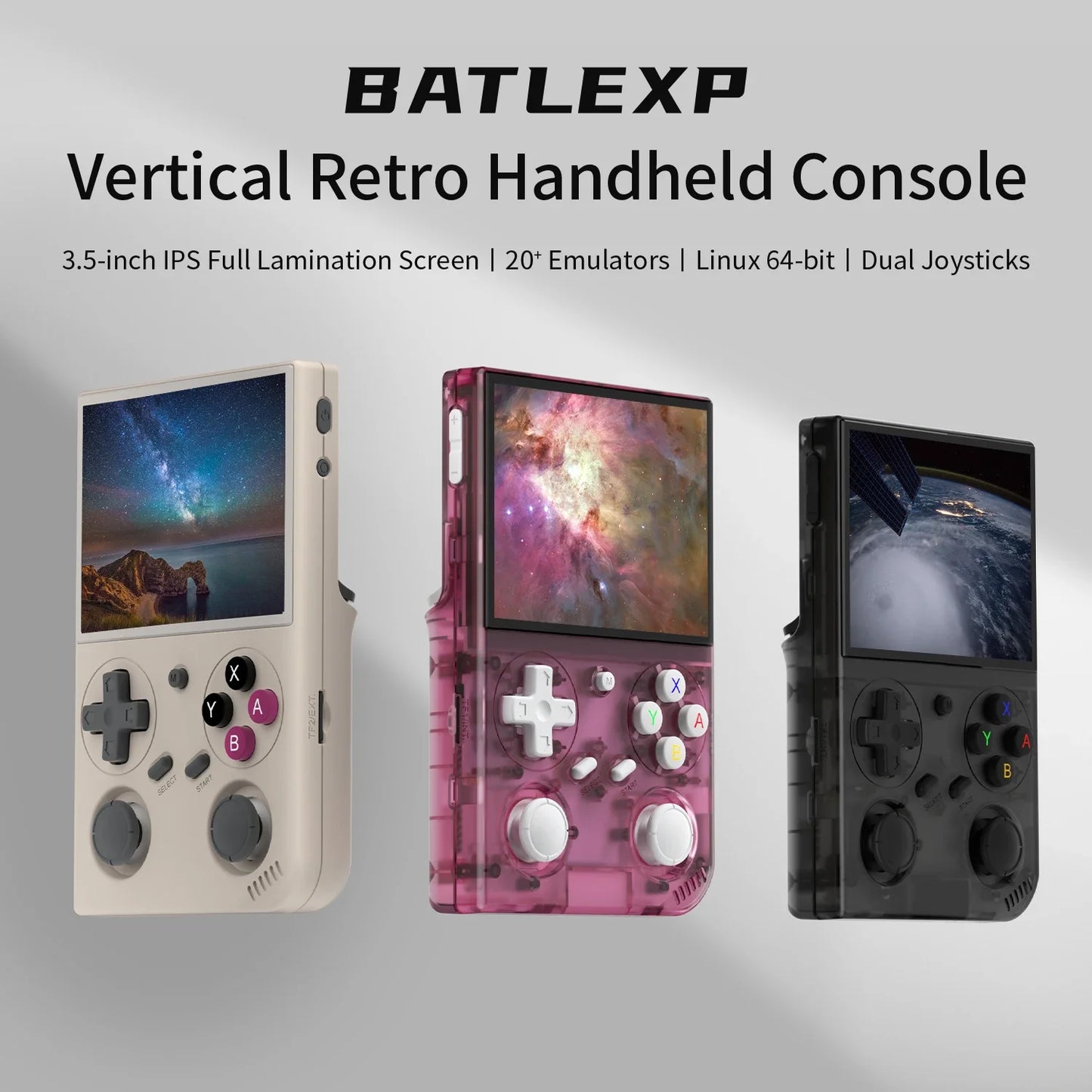 Ampown G350 Handheld Game Console 3200mAh Battery Linux Gift