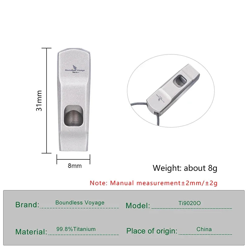 Emergency Survival Signal Whistle With Lanyard For Outdoor Safety