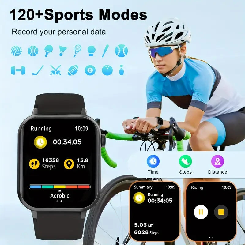 Young At Heart Online Mall LAXASFIT Waterproof Smartwatch Bluetooth Call