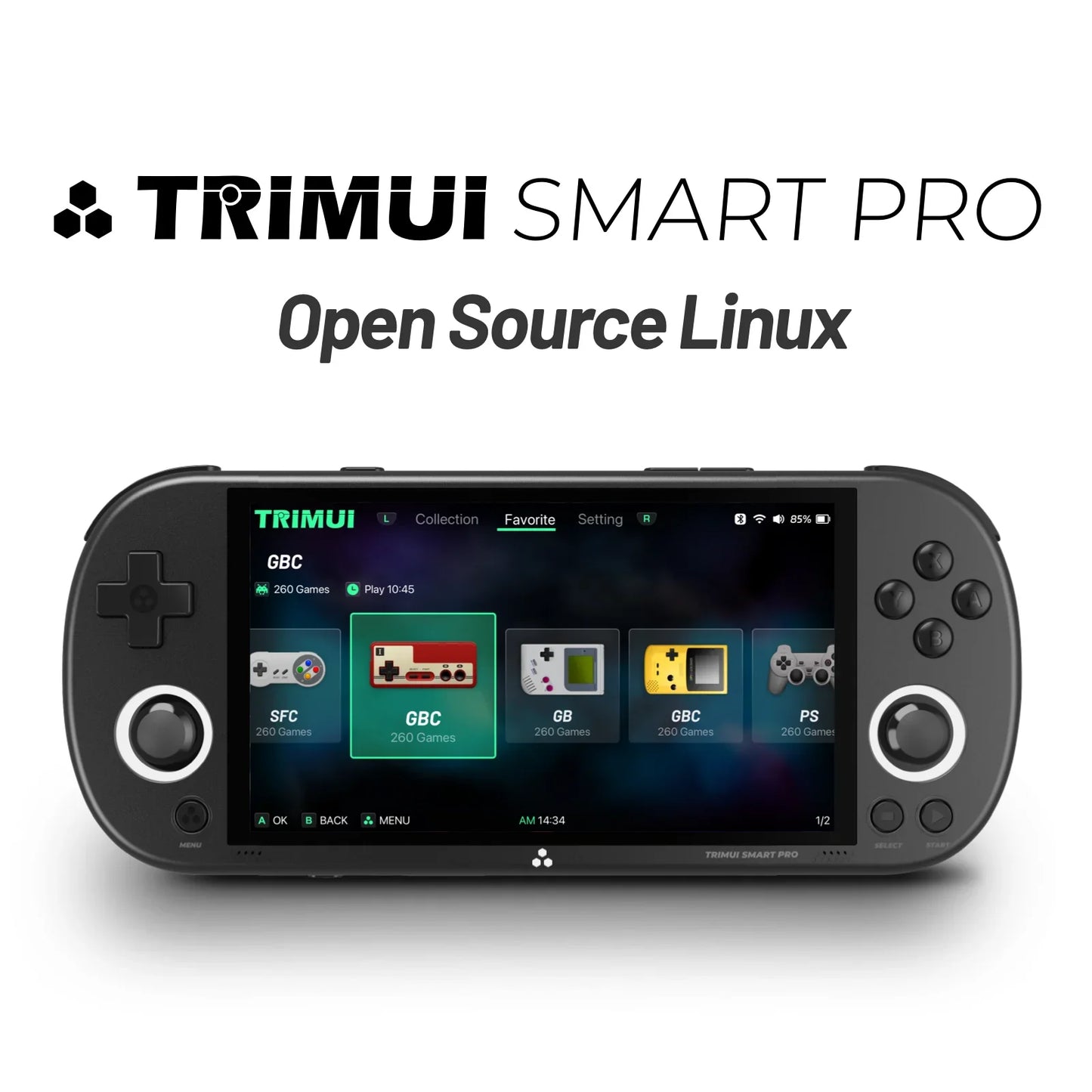Trimui Smart Pro Handheld Game Console With IPS Display Joystick