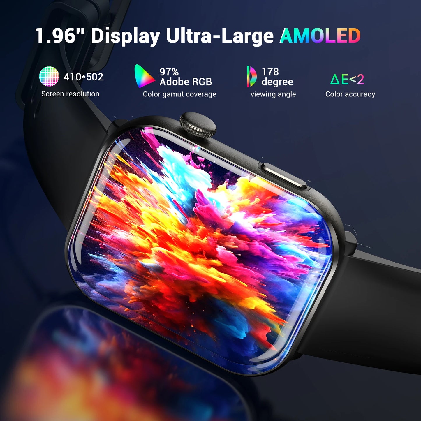 Blackview R60 Smartwatch With AMOLED Display For Health And Fitness