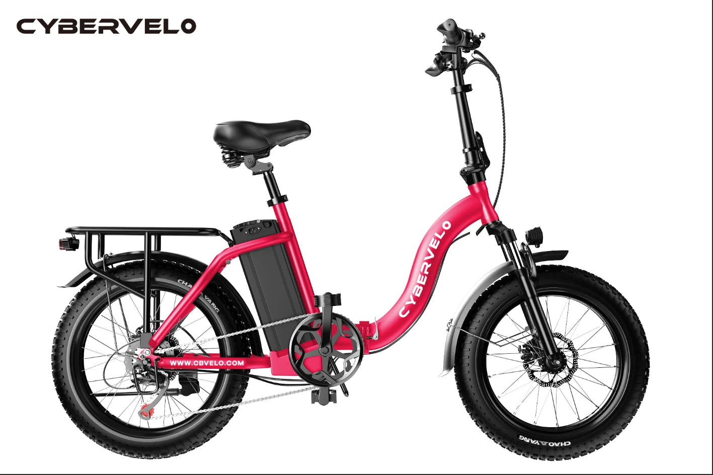 Cybervelo 48V 20Ah Removable Battery Folding Electric Bike