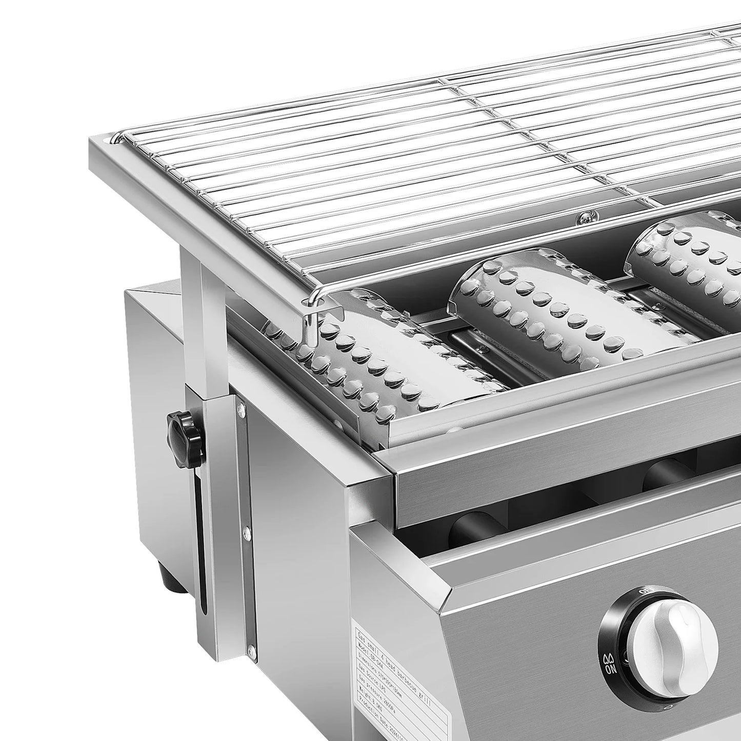 Gas Grill Profession Portable Stainless Steel Smokeless BBQ Grill Ceramic 4 Burners Outdoor Cooking