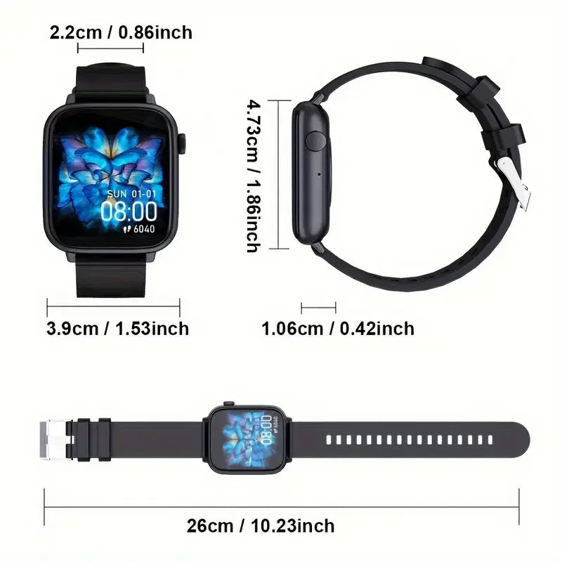 Young At Heart Online Mall LAXASFIT Waterproof Smartwatch Bluetooth Call