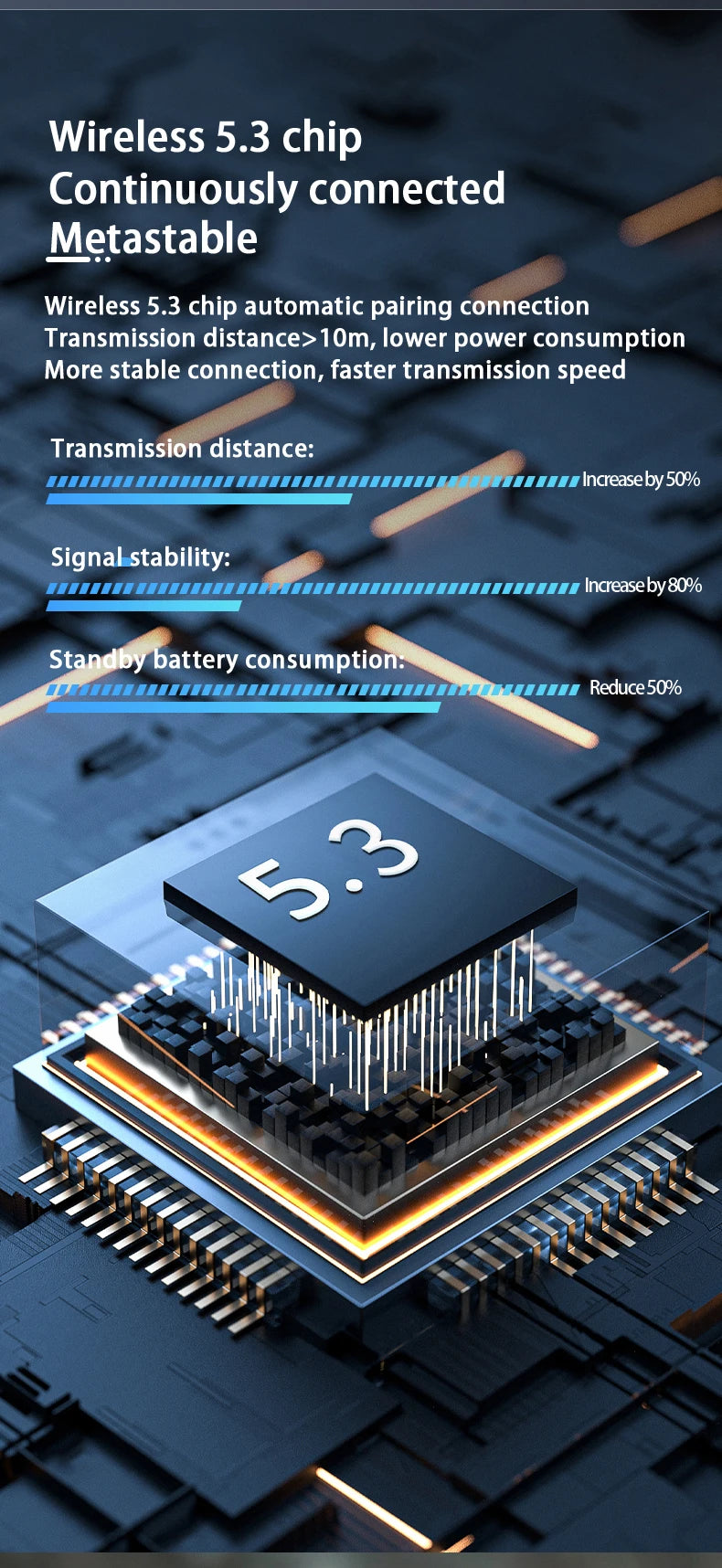 SHUKE Bluetooth Earbuds Wireless Earphones Waterproof With Mic In Ear