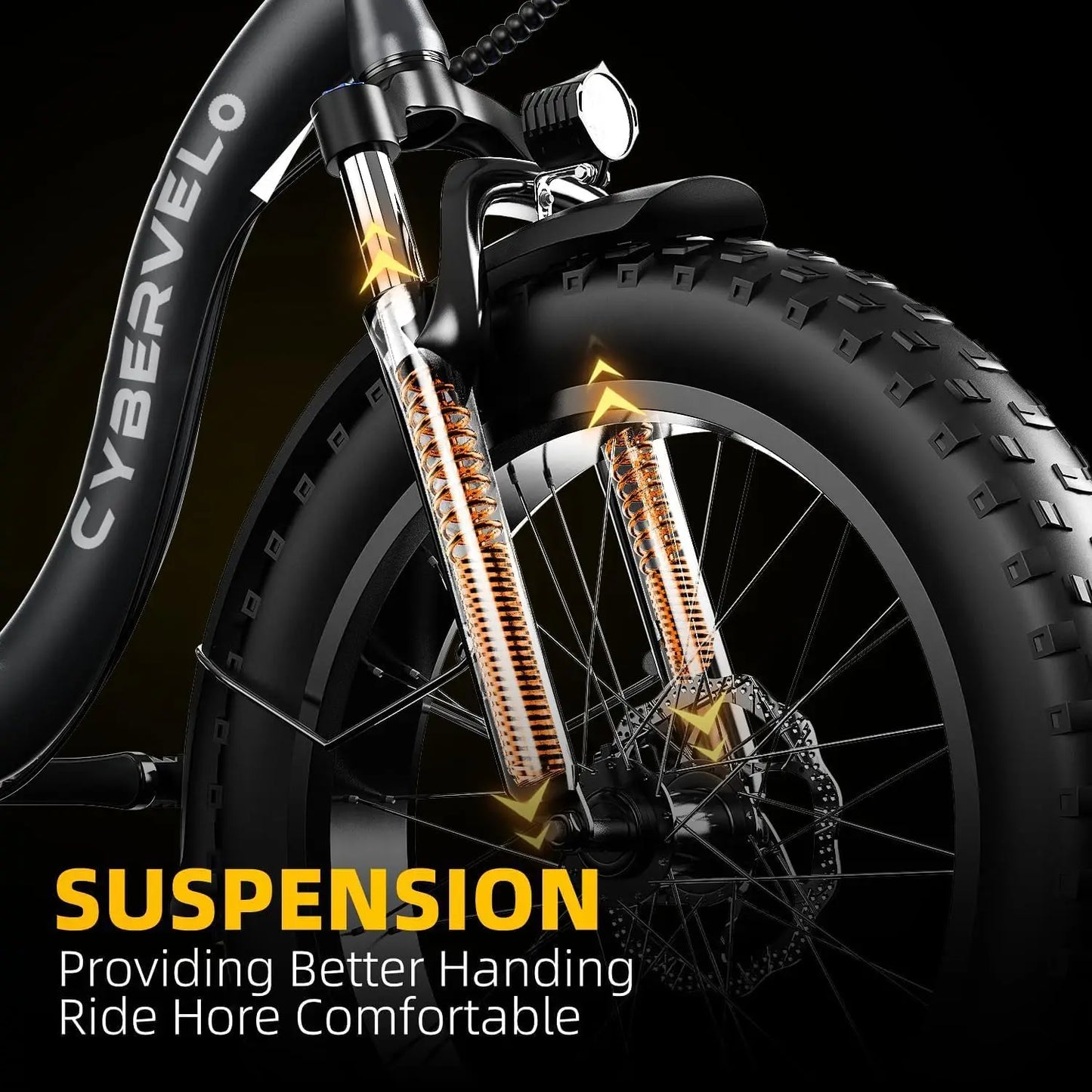 Cybervelo 48V 20Ah Removable Battery Folding Electric Bike