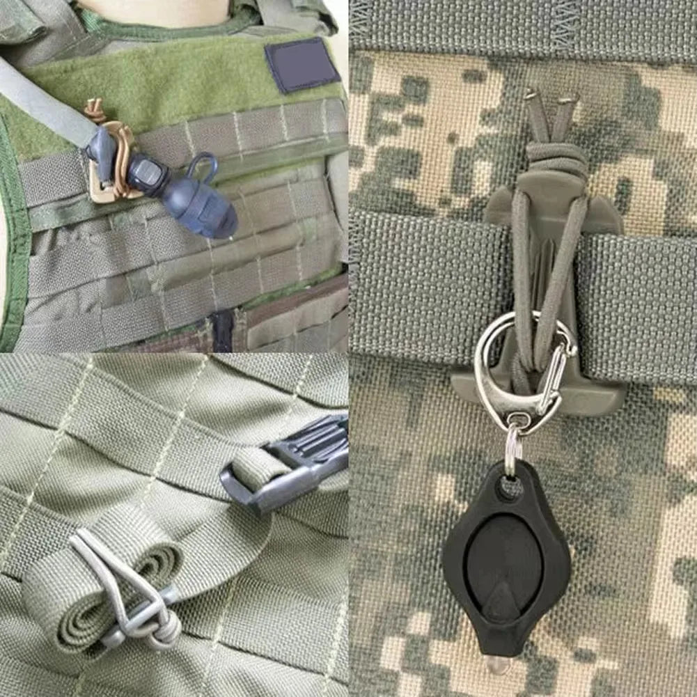 2/5Pcs Backpack Buckle Clamp Carabiner Survival Gear Tools Carabiner Clips Outdoor Camping Bag Hanger Hook wild hike