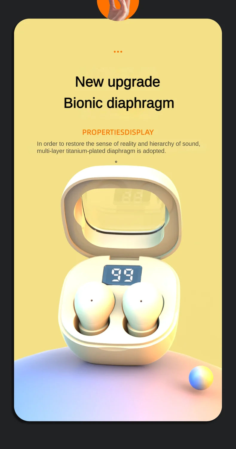 SHUKE SK19 True Wireless Earbuds With Active Noise Cancelling Bluetooth 5.3 Mic