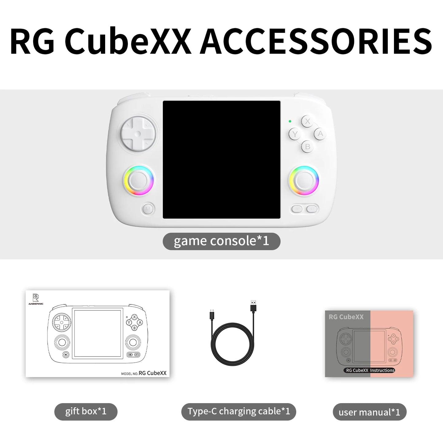 Anbernic RG CubeXX Handheld Console By Young At Heart
