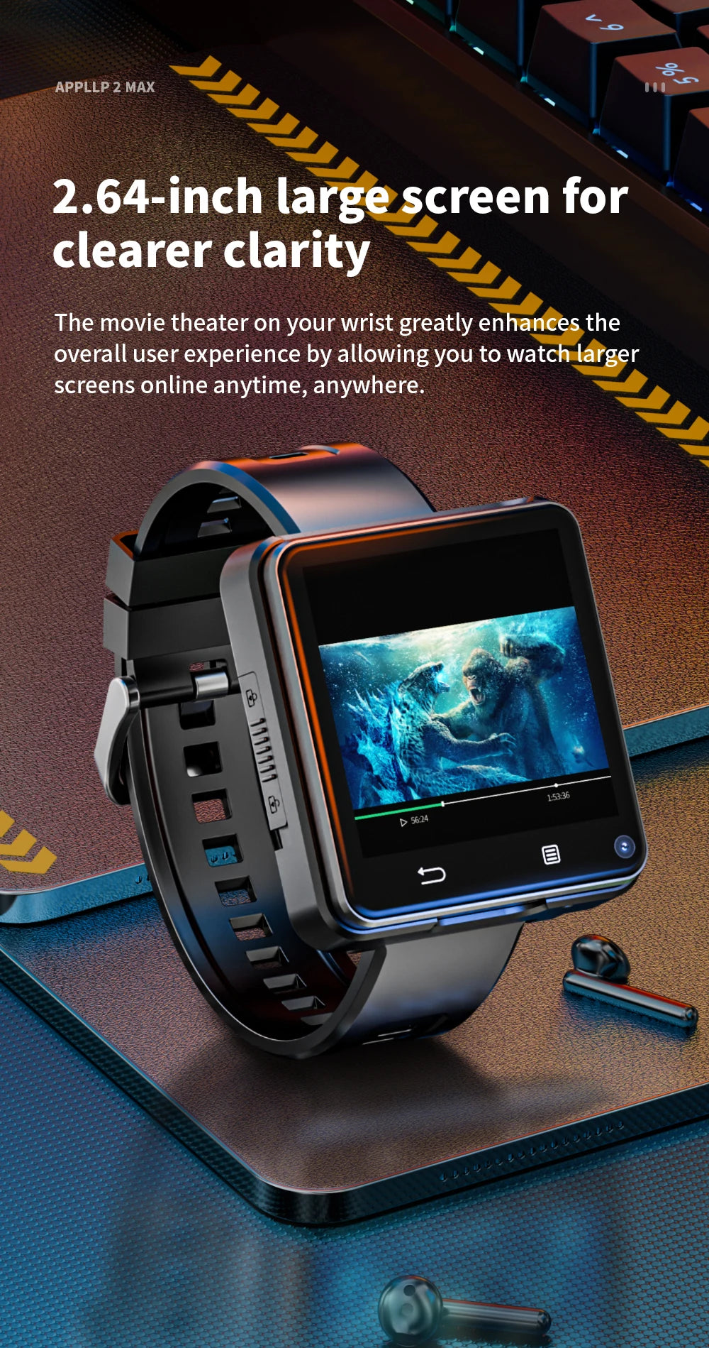 LOKMAT APPLLP 2 MAX Dual Camera Android Smartwatch
