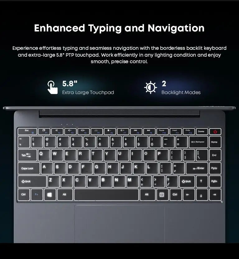 Chuwi CoreBook X Gaming Laptop Ryzen 5 7430U 16GB RAM