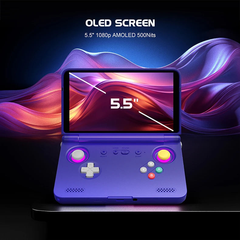 Retroid Pocket Flip2 Handheld Game Console Android 13 AMOLED