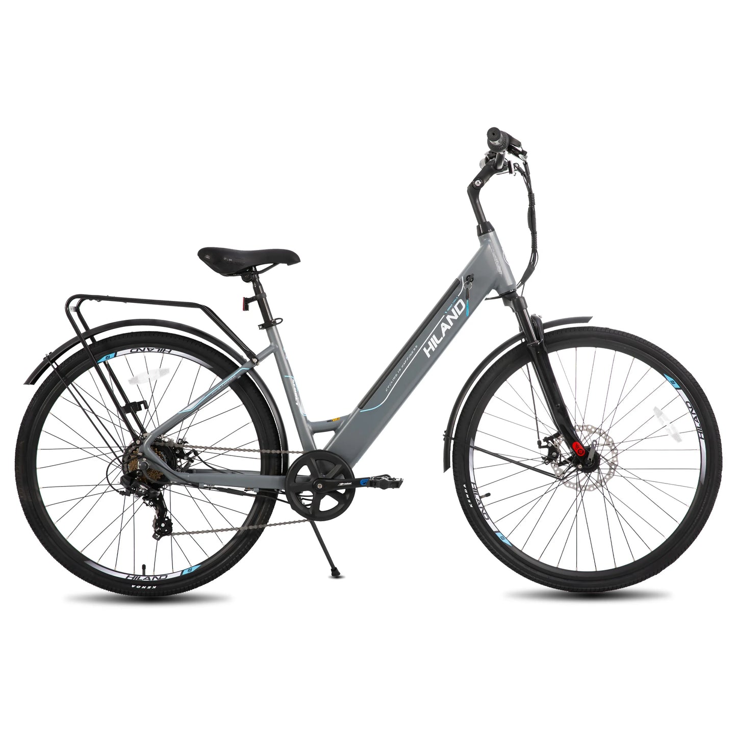 Hiland Electric Road Bike With Detachable Lithium Battery