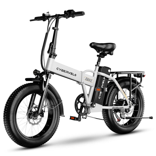 Cybervelo 48V 20Ah Removable Battery Folding Electric Bike