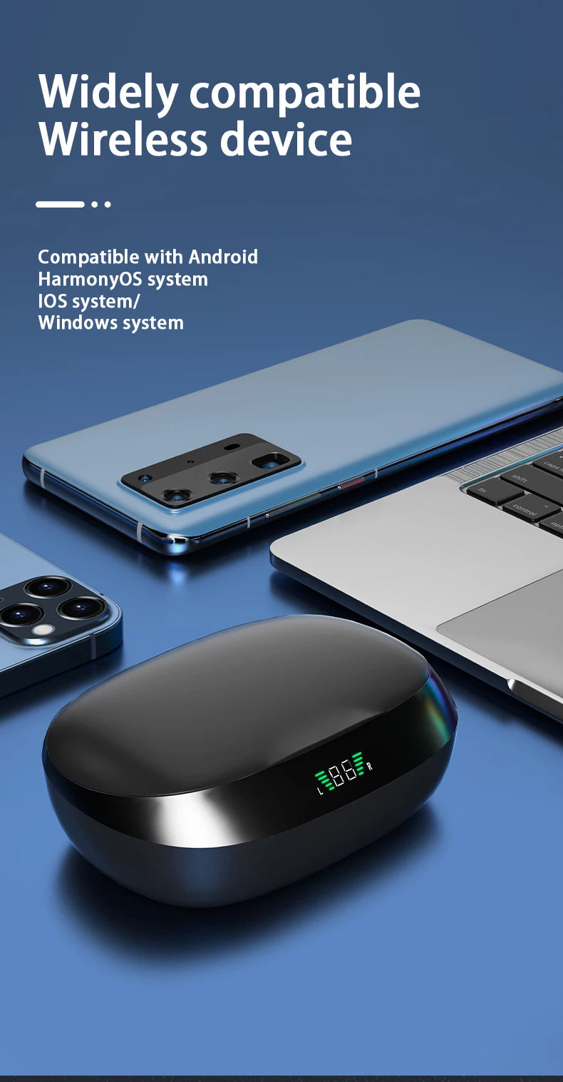 SHUKE Bluetooth Earbuds Wireless Earphones Waterproof With Mic In Ear