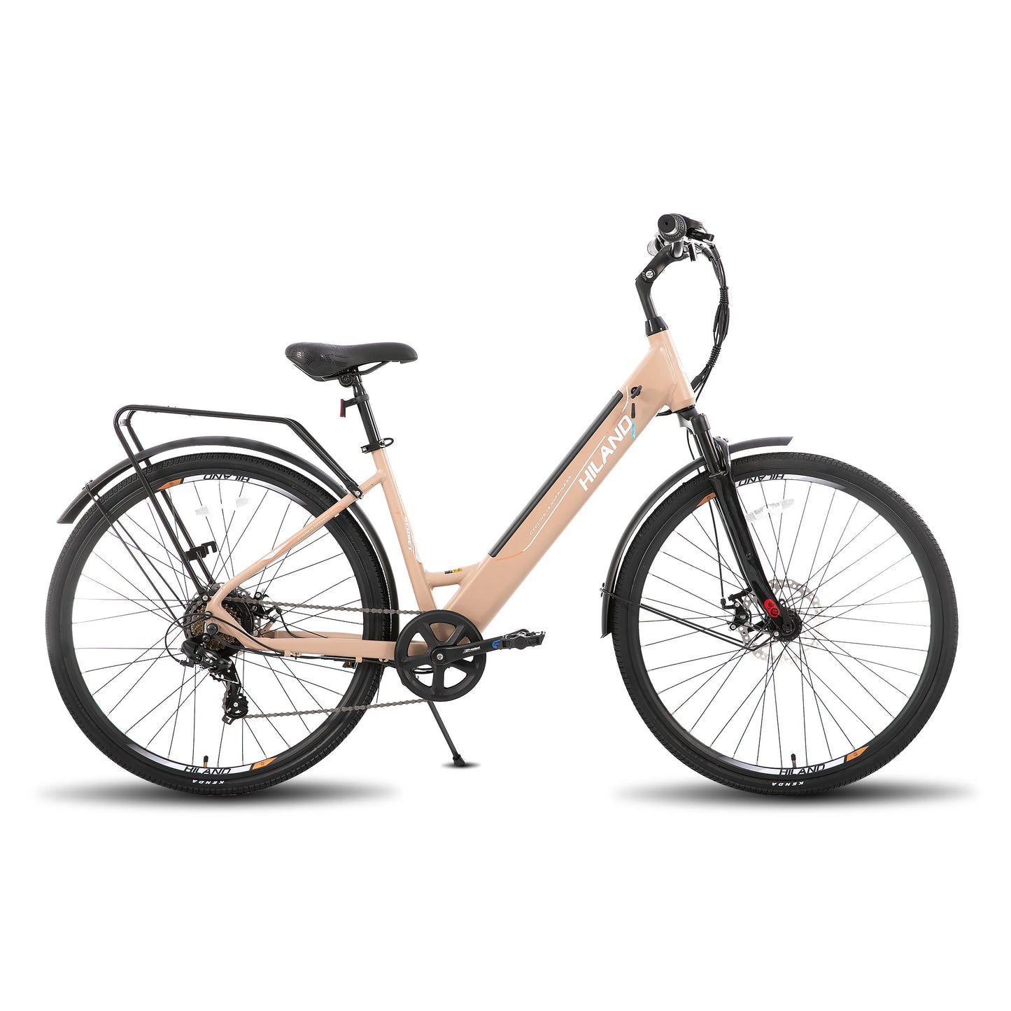 Hiland Electric Road Bike With Detachable Lithium Battery