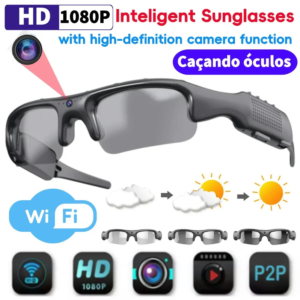ALLOYSEED Camera Smart Glasses 1080P WiFi Video And Audio Recording