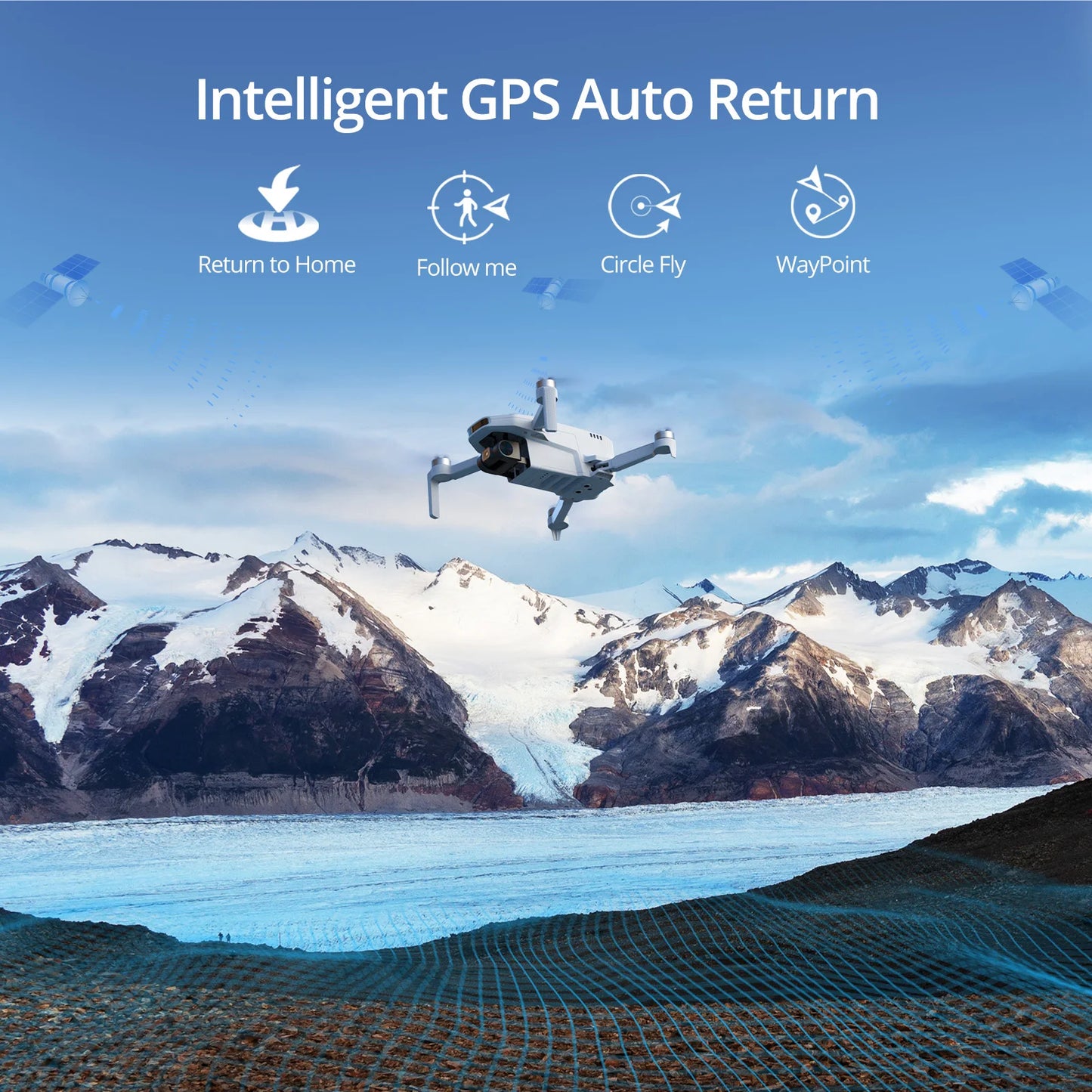 Potensic Atom SE 4K GPS Drone With Single Axis Gimbal