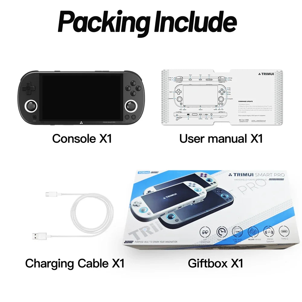 Trimui Smart Pro Handheld Game Console With IPS Display Joystick