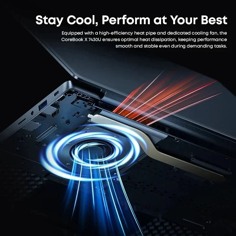 Chuwi CoreBook X Gaming Laptop Ryzen 5 7430U 16GB RAM