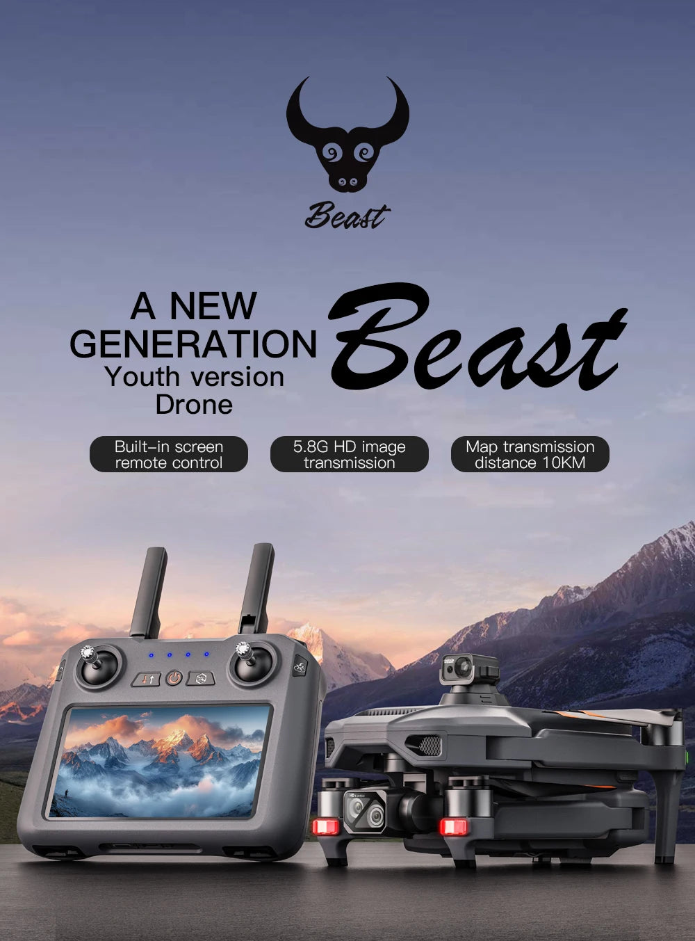 Teeggi SG909 Max GPS Drone 4K Camera Foldable Quadcopter