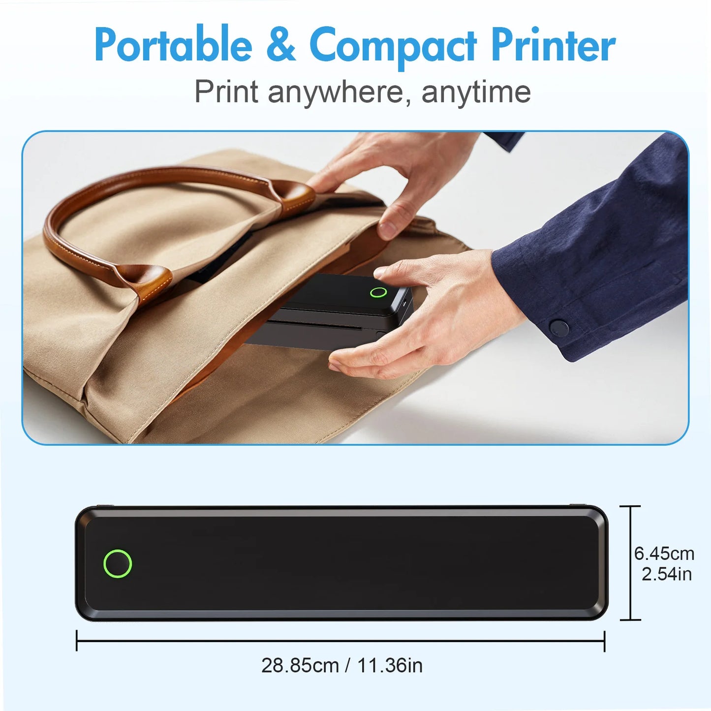 TakeYou Portable Inkless Wireless Thermal Label Printer Travel
