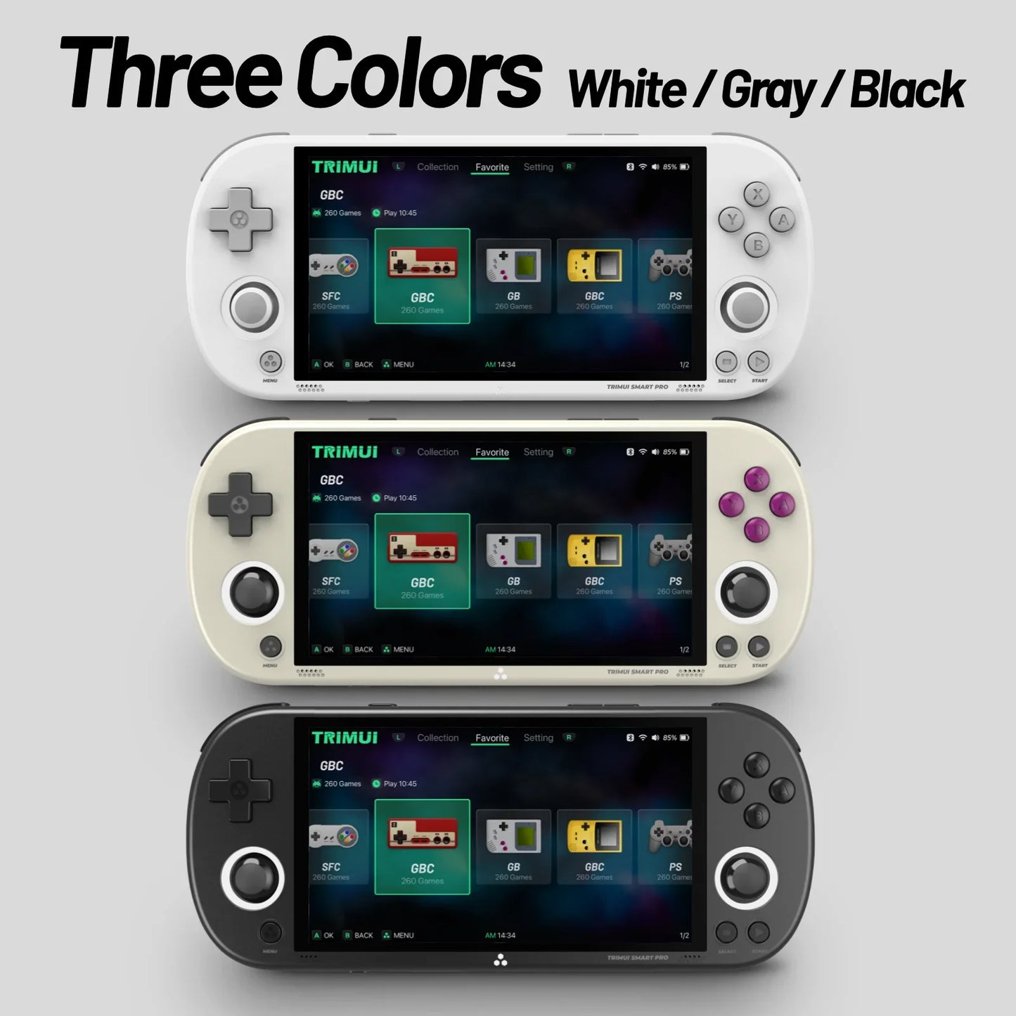 Trimui Smart Pro Handheld Game Console With IPS Display Joystick