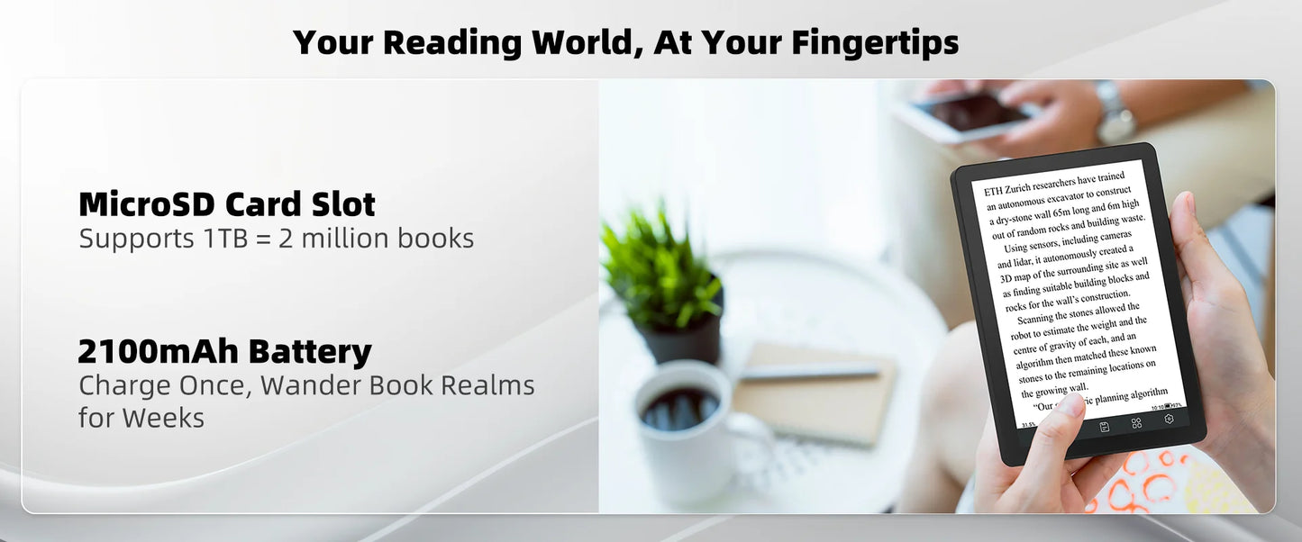 Bigme B6 Eink Ereader With Front Light Android GooglePlay