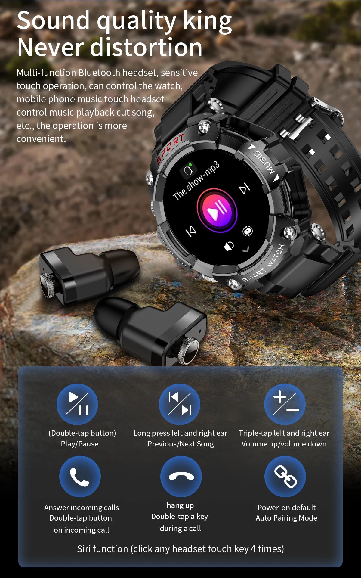 Young At Heart Online Mall LaNikar Smart Watch AMOLED Display