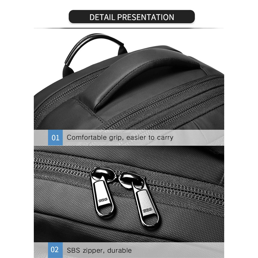 Travel Backpack Vacuum Compression 17 inch Laptop Backpack Business Large Capacity School Backpack Expanded Hiking backpack