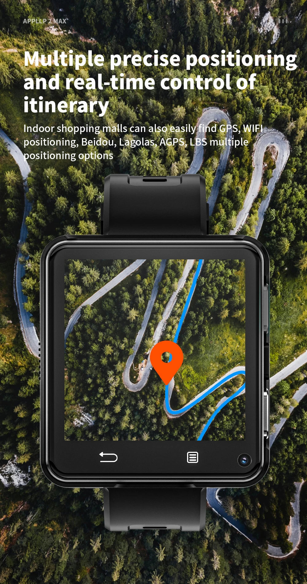 LOKMAT APPLLP 2 MAX Dual Camera Android Smartwatch