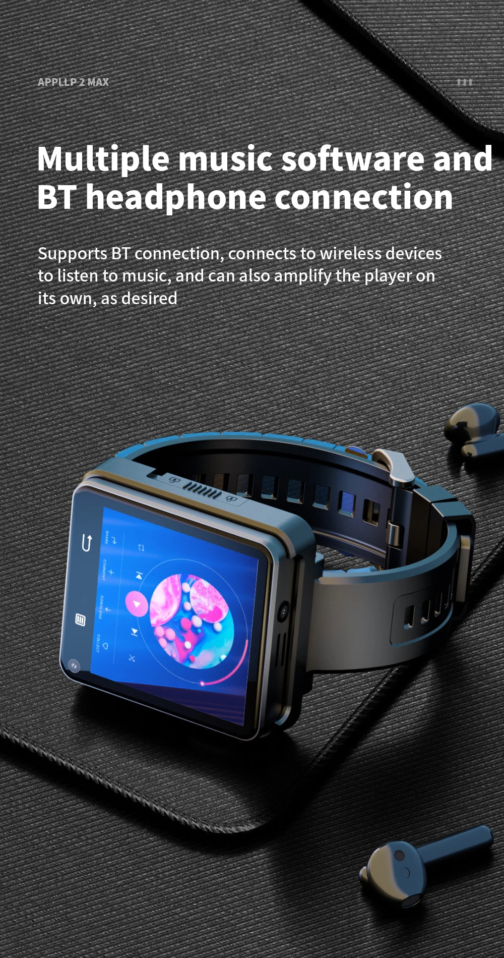 LOKMAT APPLLP 2 MAX Dual Camera Android Smartwatch