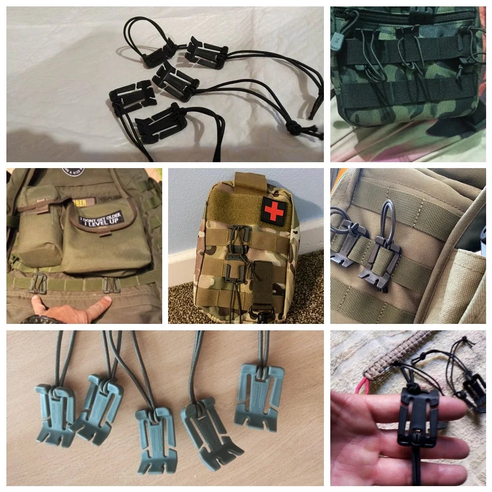 2/5Pcs Backpack Buckle Clamp Carabiner Survival Gear Tools Carabiner Clips Outdoor Camping Bag Hanger Hook wild hike