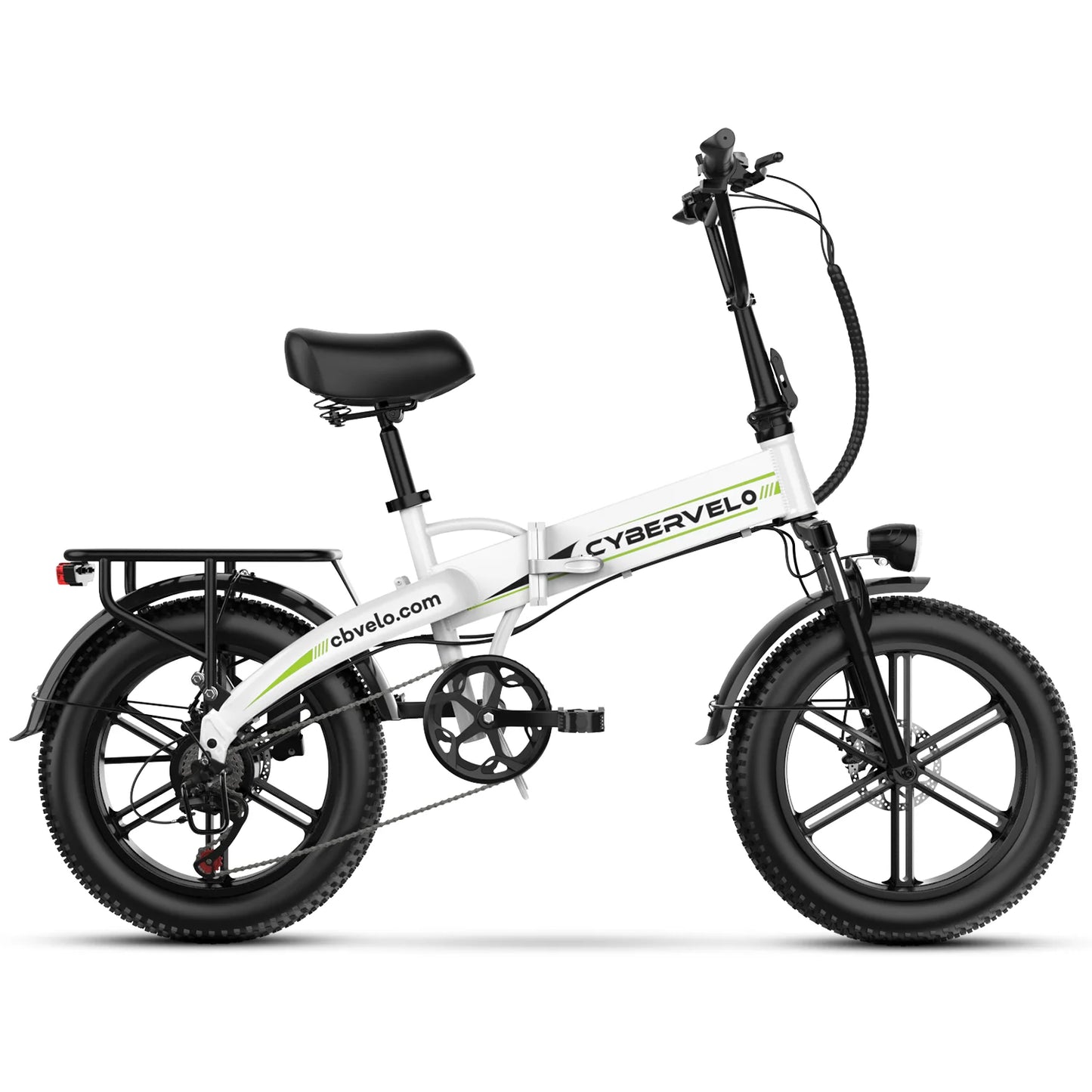 Cybervelo 48V 20Ah Removable Battery Folding Electric Bike