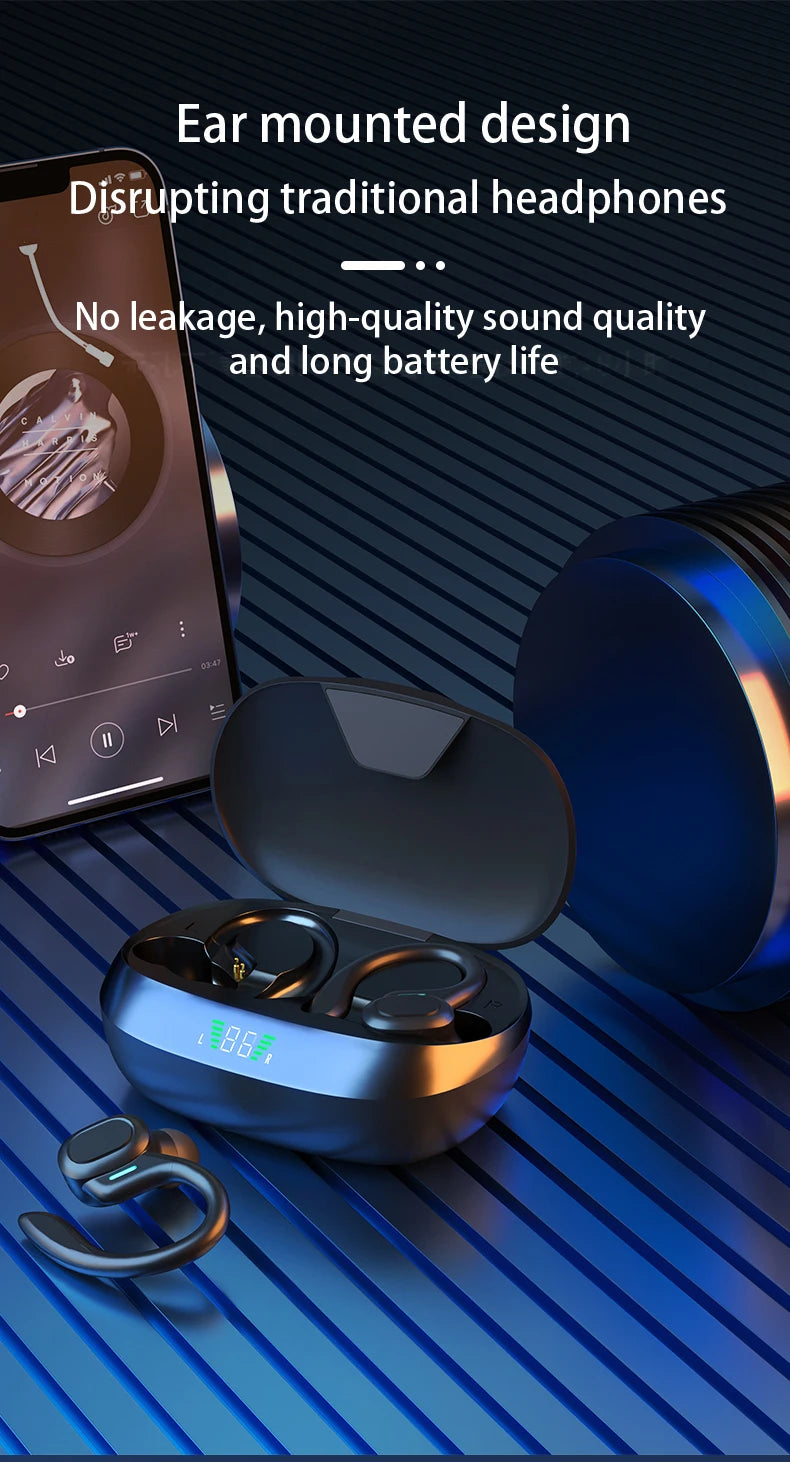 SHUKE Bluetooth Earbuds Wireless Earphones Waterproof With Mic In Ear