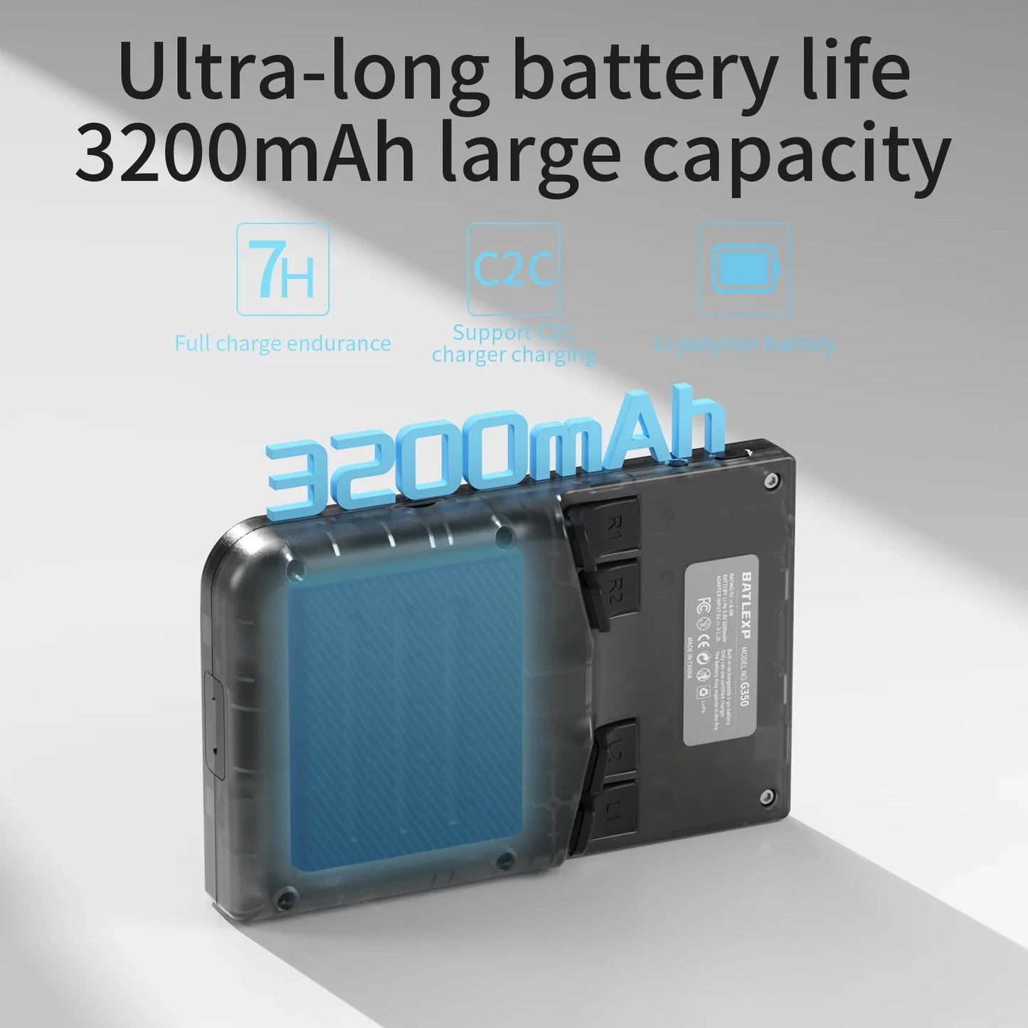 Ampown G350 Handheld Game Console 3200mAh Battery Linux Gift