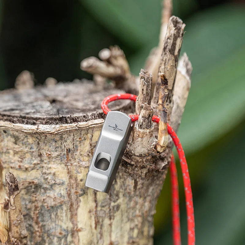 Emergency Survival Signal Whistle With Lanyard For Outdoor Safety