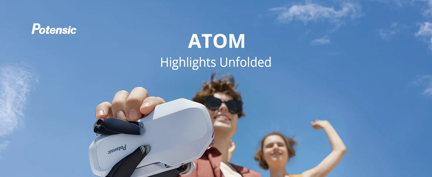 Potensic 4K GPS Drone With Three-Axis Gimbal Return to Home